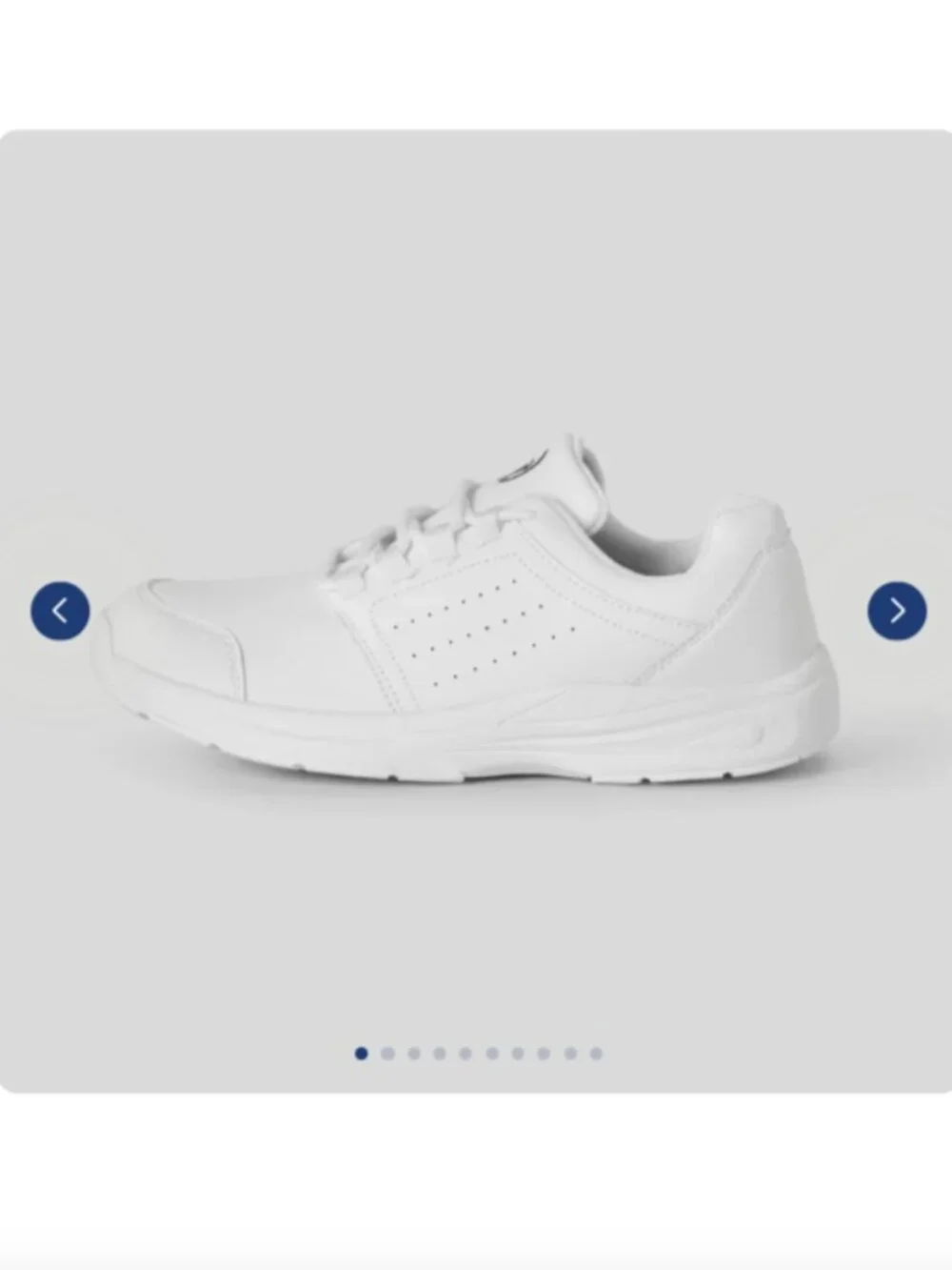 Comfort Wear Stride Cushion Sneaker Shoes Size 8 White Excellent Condition